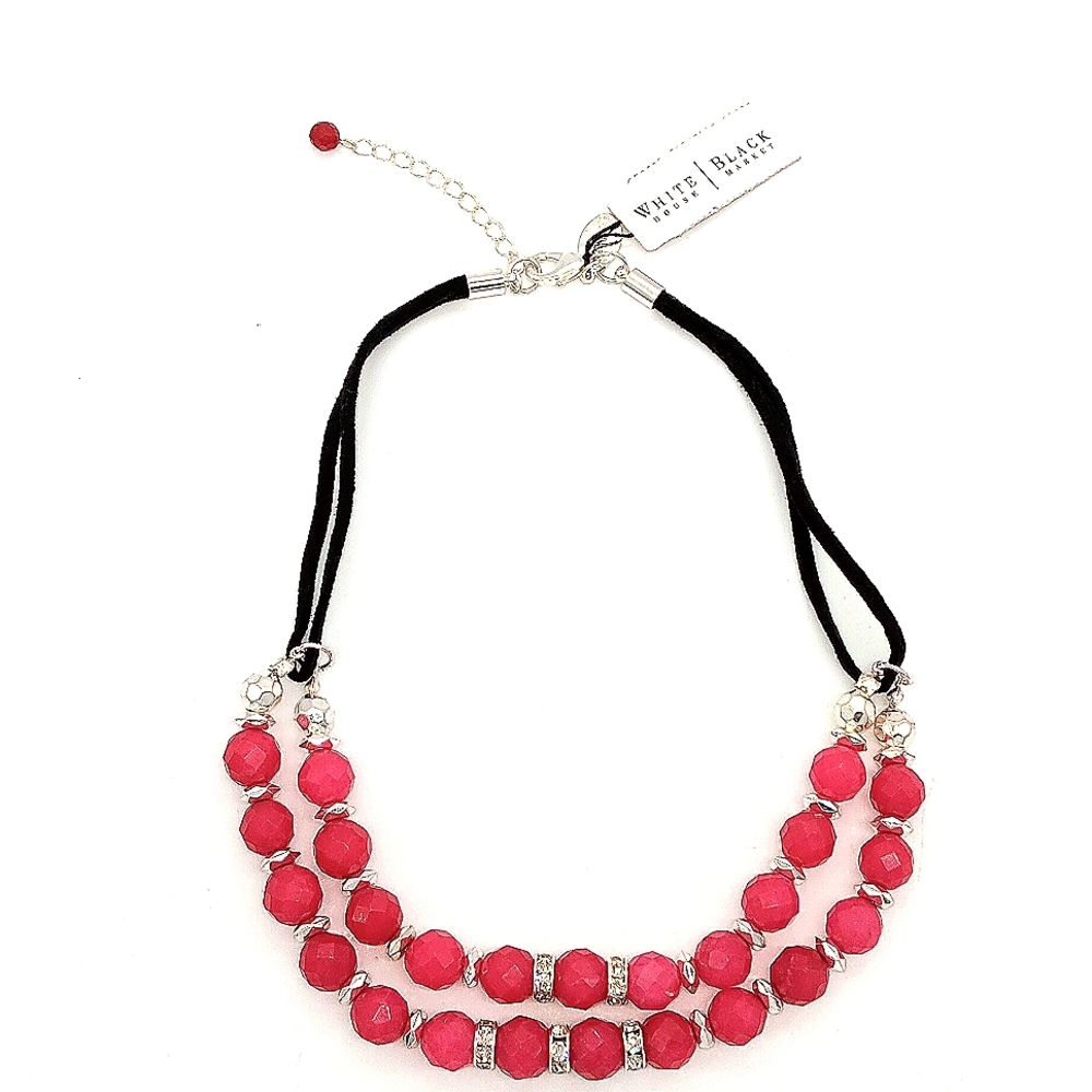 White House Black Market Jade Necklace $48 Retail! NWT - Picture 1 of 5